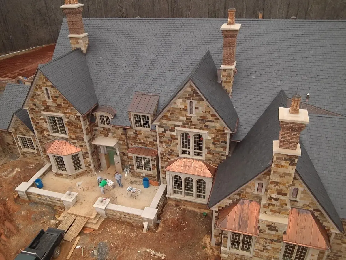 Craftsman Roofing Slate Roof Repair project in Moorehall at Valley Forge